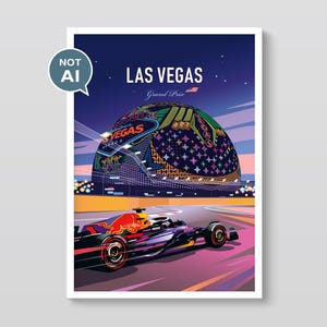 Las Vegas F1 Poster