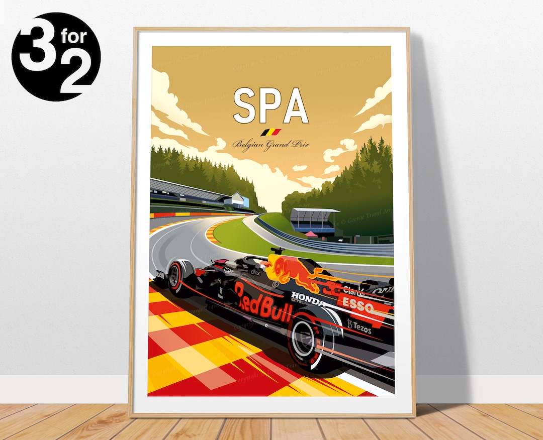 Affiche Pop Art Max Verstappen - Formule 1 - 50x70cm