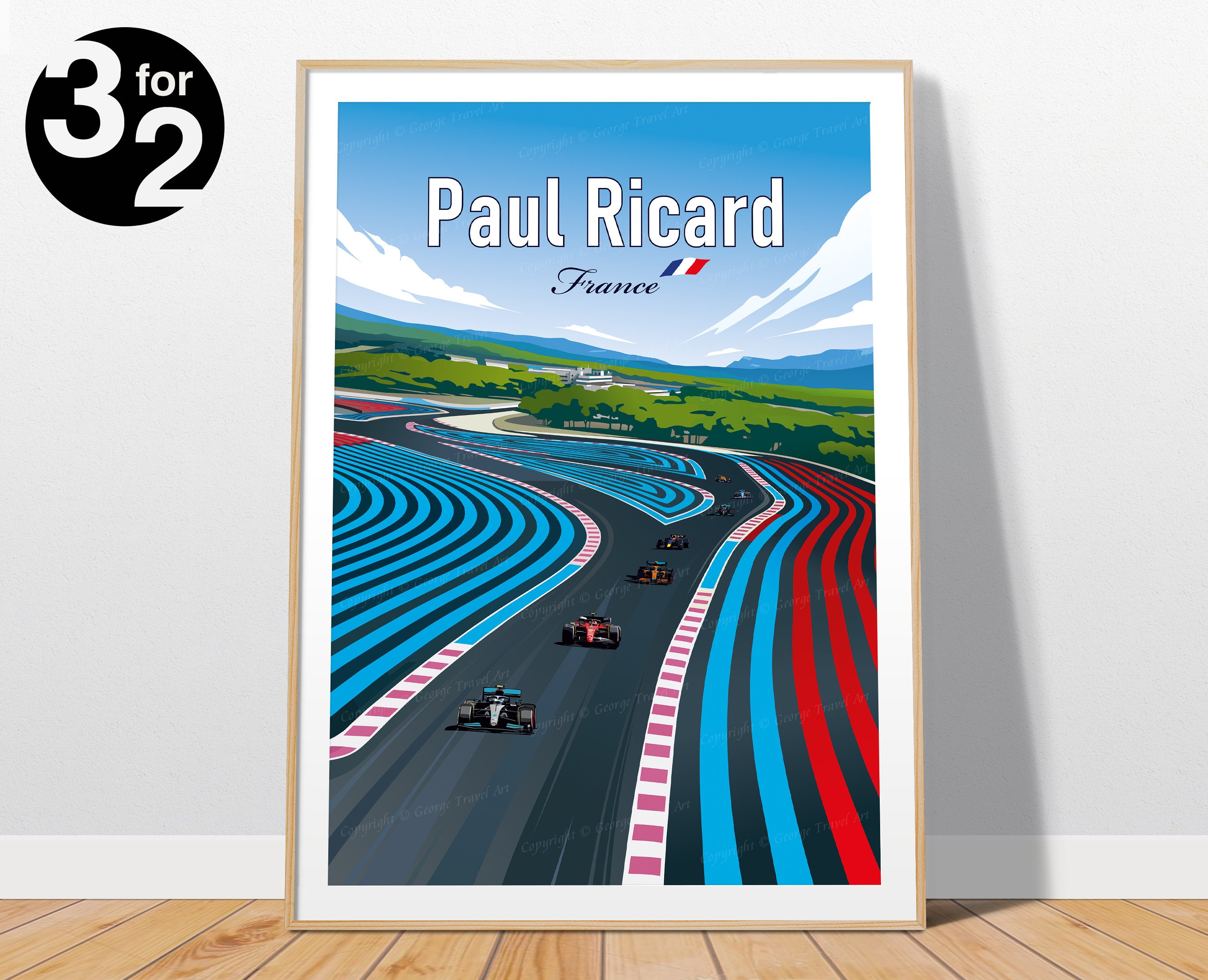 My F1 France Race Track affiche