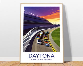 Daytona International Speedway Poster - Nascar Race, Daytona 500