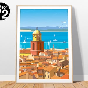 St. Tropez Cote d'azur Poster