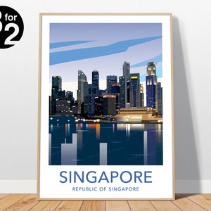Singapore Travel Poster