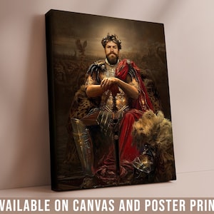 Custom Royal Portrait for him, Historical Portrait, Renaissance portraits, Victorian, Regal, King, Military portrait, Christmas gift