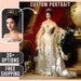 Benutzerdefinierte königliche Porträt, maßgeschneiderte Renaissance-Porträts, bestes einzigartiges Geschenk, königliche Königin Porträt für Frau benutzerdefinierte königliches Porträt vom Foto