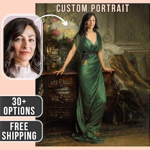Custom Personalized Historical Portrait  Royalty, Queen Victoria, Princess, King, Prince, Bridgeton, History, Custom Painting Custom Royal