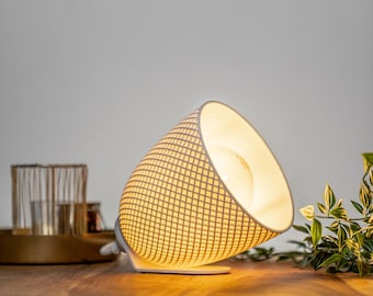 Moderne Tischlampe | Dekolampe für Wohnzimmer | Nachttisch Leselampe