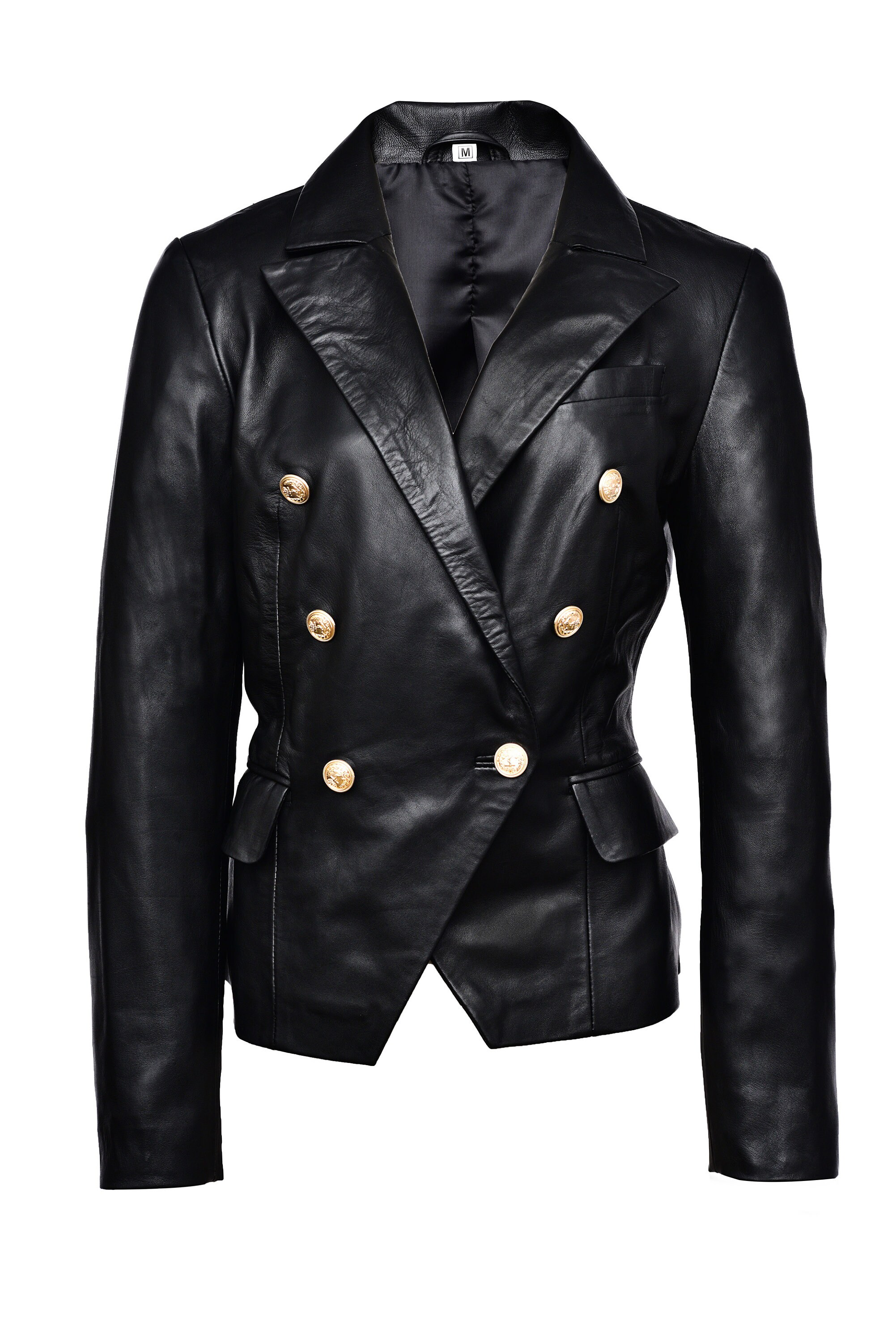 Hurry Up Grab the Stylish Kim Kardashian Black Blazer Leather - Etsy