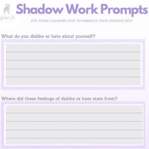 Shadow Work Prompts