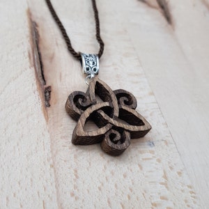 Celtycki Naszyjnik, Celtycki Wisiorek, Celtycki Węzeł, Celtycka Symbolika, Triquetra Naszyjnik, Icovellavna , Sztuka celtycka,