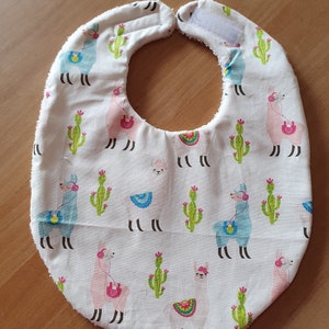Practical baby bib with Velcro unisex | Babylattz | Schlabberlatz | Spit cloth | Baby gift | Terrycloth