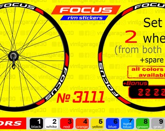 focus bike stickers