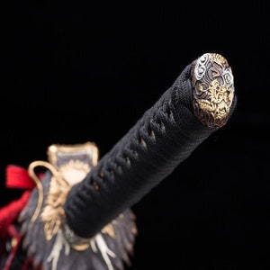 Collectable Katana Japanese Samurai Sword With Gomai Clay Tempered ...