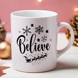 Christmas Coffee Mug, Holiday Coffee Mug, Christmas Gift, Christmas Decor, Ceramic Coffee Mug, Gifts for Her