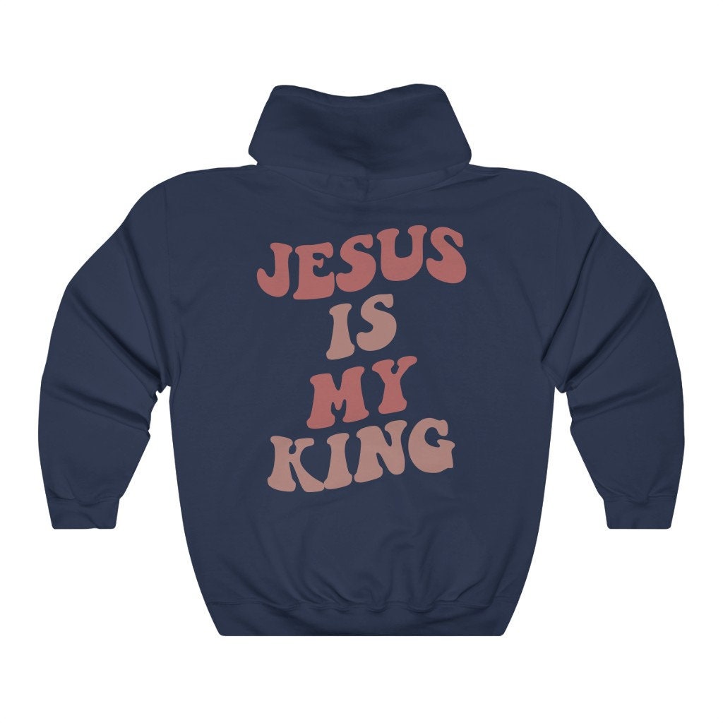 Jesus is My King Hoodie cute Hoodie Aesthetic Hoodies - Etsy
