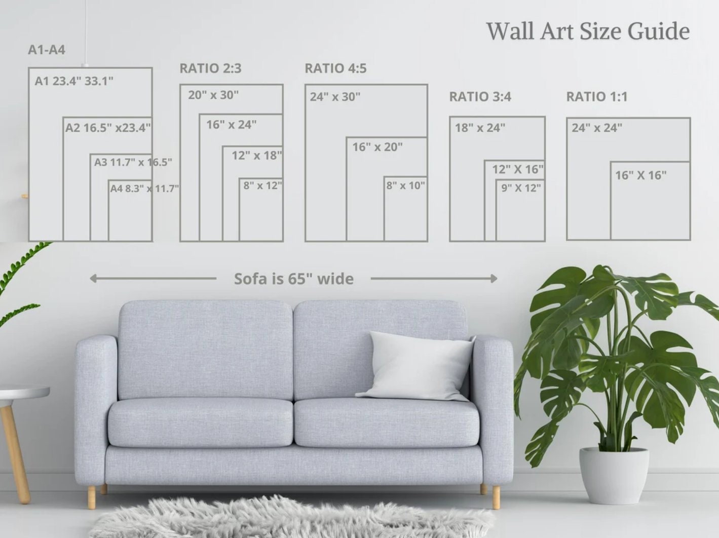 Mountain Digital Prints Mid Century Modern Home Wall Decor - Etsy