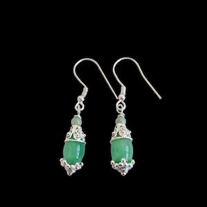 Jade earrings
