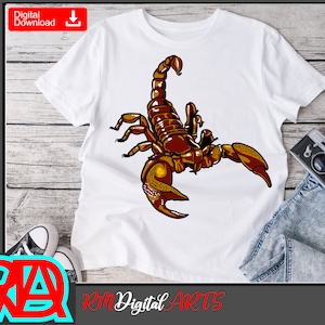 Scorpion Sublimation svg, Scorpion Vector, Scorpion  svg, Scorpion Clipart, Scorpion png - Digital Downloads