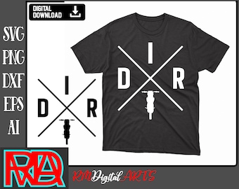 Cool Word Dirt Twist, Dirt Bike svg, Sports svg, Motocross svg - Motocross Cut File, Vector, Png for Motocross Lovers