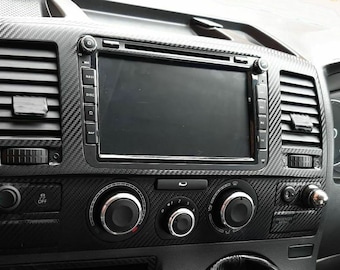 Carbon Fibre Effect Dash Trim Kit to fit VW Volkswagen T5.1 Transporter 2009 -15