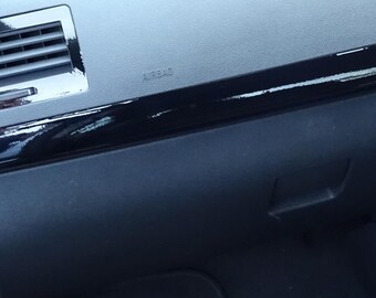 ASTRA H Mk5 fitting Black Gloss vinyl front strip + light panel trim (2004–10)