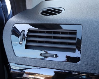 ASTRA H Mk5 fitting Black Gloss vinyl Effect air vents trims (2004–10)