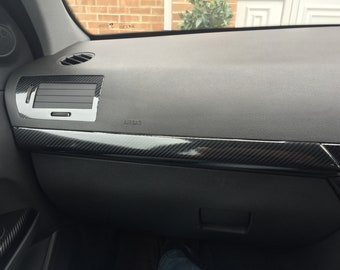 ASTRA H Mk5 fitting Gloss carbon effect front strip + light panel trim 2004-10