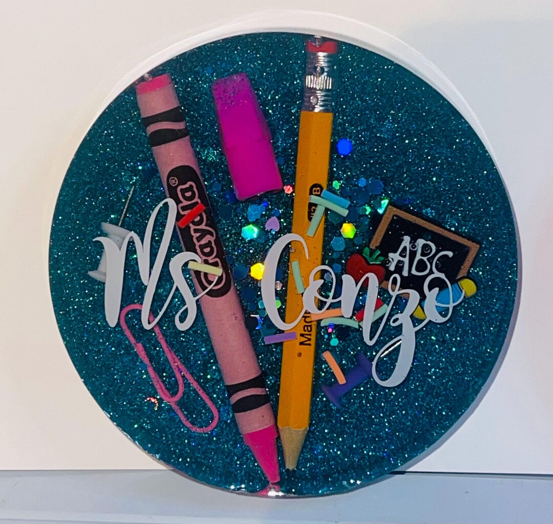 Handmade Custom Teacher Coasters - Etsy