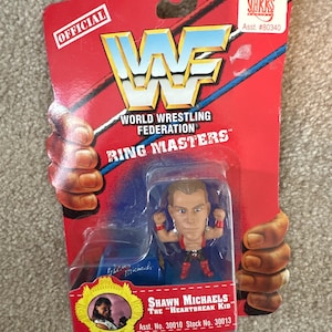 WWF WWE Ring Maters Miniature Shawn Michaels th Heartbreak Kid  1997 * free shipping *