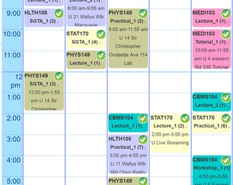 Timetable