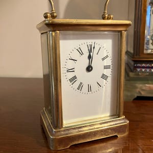 Antique carriage clock