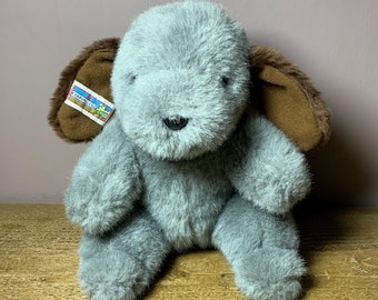 ヴィンテージ 1970年代 EDCO キツネのぬいぐるみ：ブラウン＆ホワイト