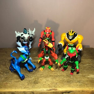 BEN 10 Omniverse Action Figure Bundle/ Bandai CN/ Astrodactyl/ NRG/ Khyber/ Spidermonkey /Shocksquatch /Juryrigg