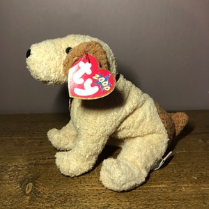 Vintage TY Beanie Baby: Rufus the Dog, Y2K Plush Toy