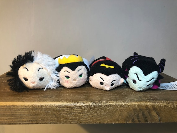 ディズニー ツムツム ぬいぐるみ ヴィランズ ソフトビーニー タグ付き