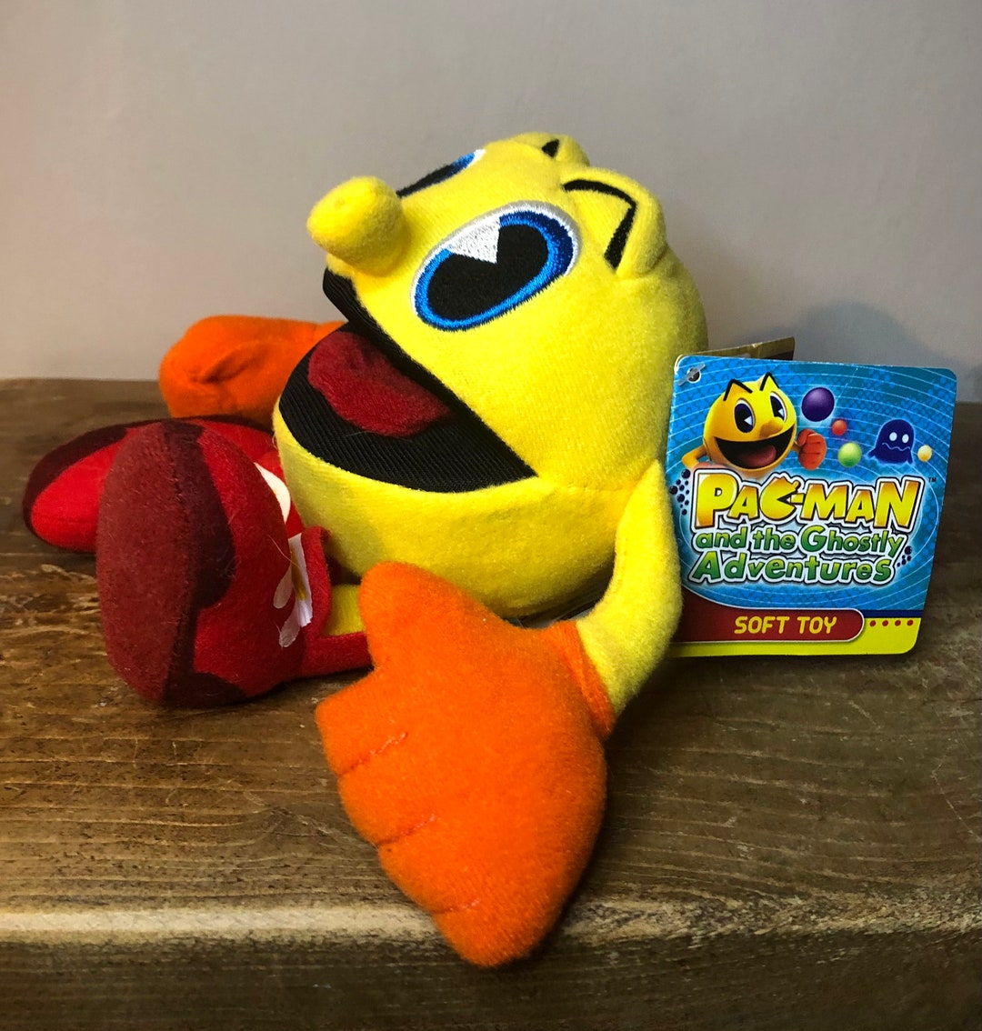 Pacman Plush Ghostly Adventures Bandai Namco Small 7 W/tags Etsy