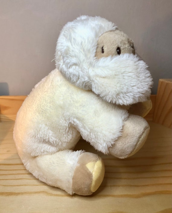 Vintage Baby Gund Lamb Plush Eweey White Version Beautiful 12 Soft