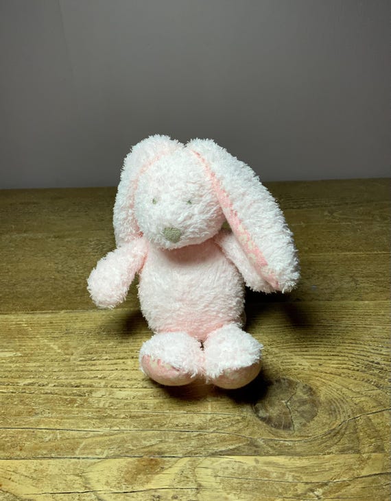 Mothercare Rare 6 My First Pink Bunny MC311 Mini Version Floral Floppy Ears Beanie Plush Soft Comforter Baby Etsy Hong Kong