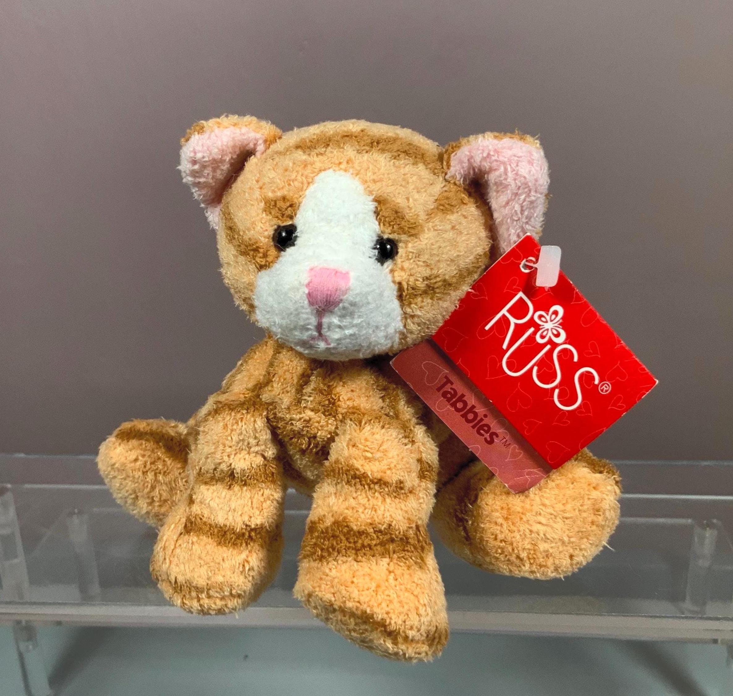 RUSS Berrie & Co Luv Pets TABBIES Kitten/cat Ginger/white
