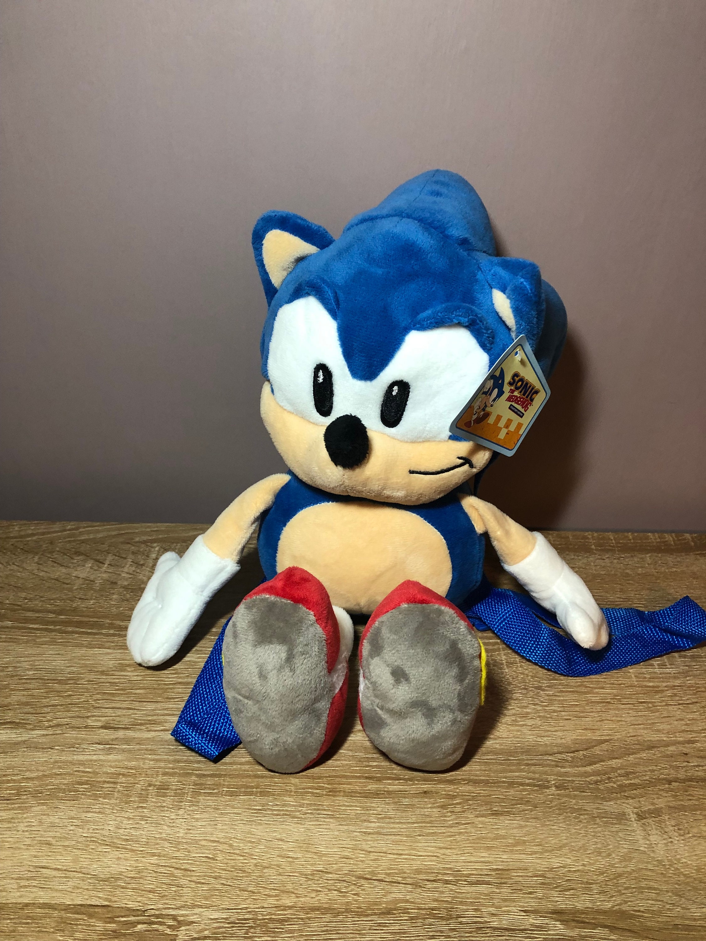 SEGA Sonic the Hedgehog Soft Plush Backpack/ Collectors Edition