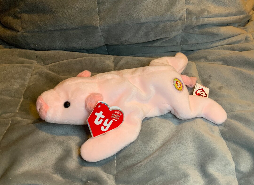 TY Beanie Baby Squealer Pig Official Club Badge Beanie Babies Etsy