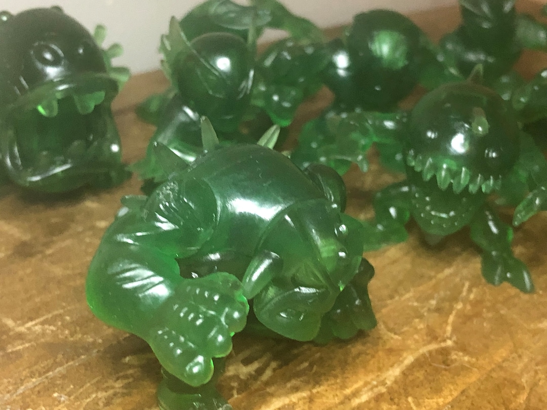 BEN 10 Omniverse Mini Figure Toys X 10 Translucent Green Clear - Etsy