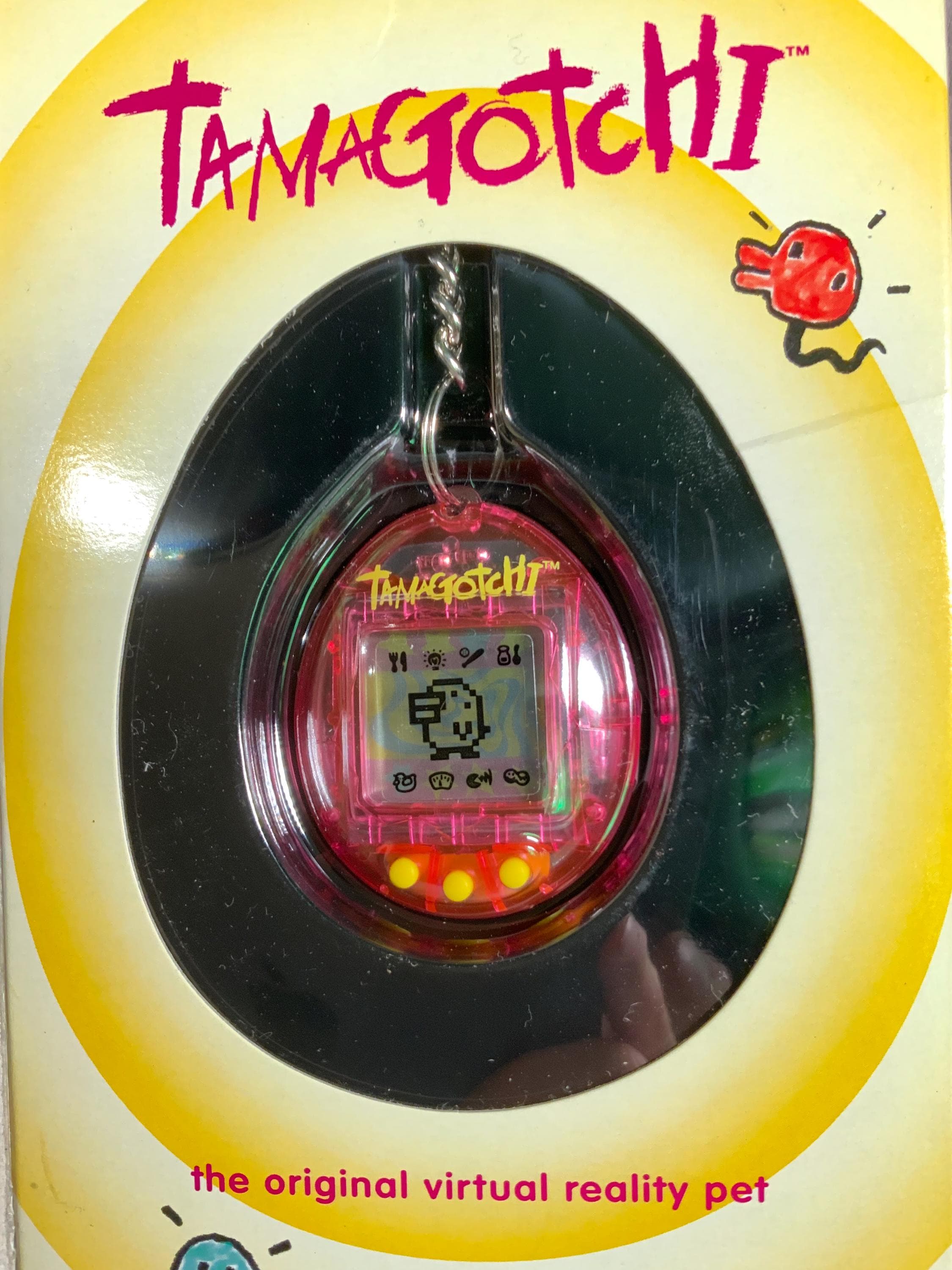 Tamagotchi Original 1997, '97, Bandai, Gen 2, P2, Clear Pink