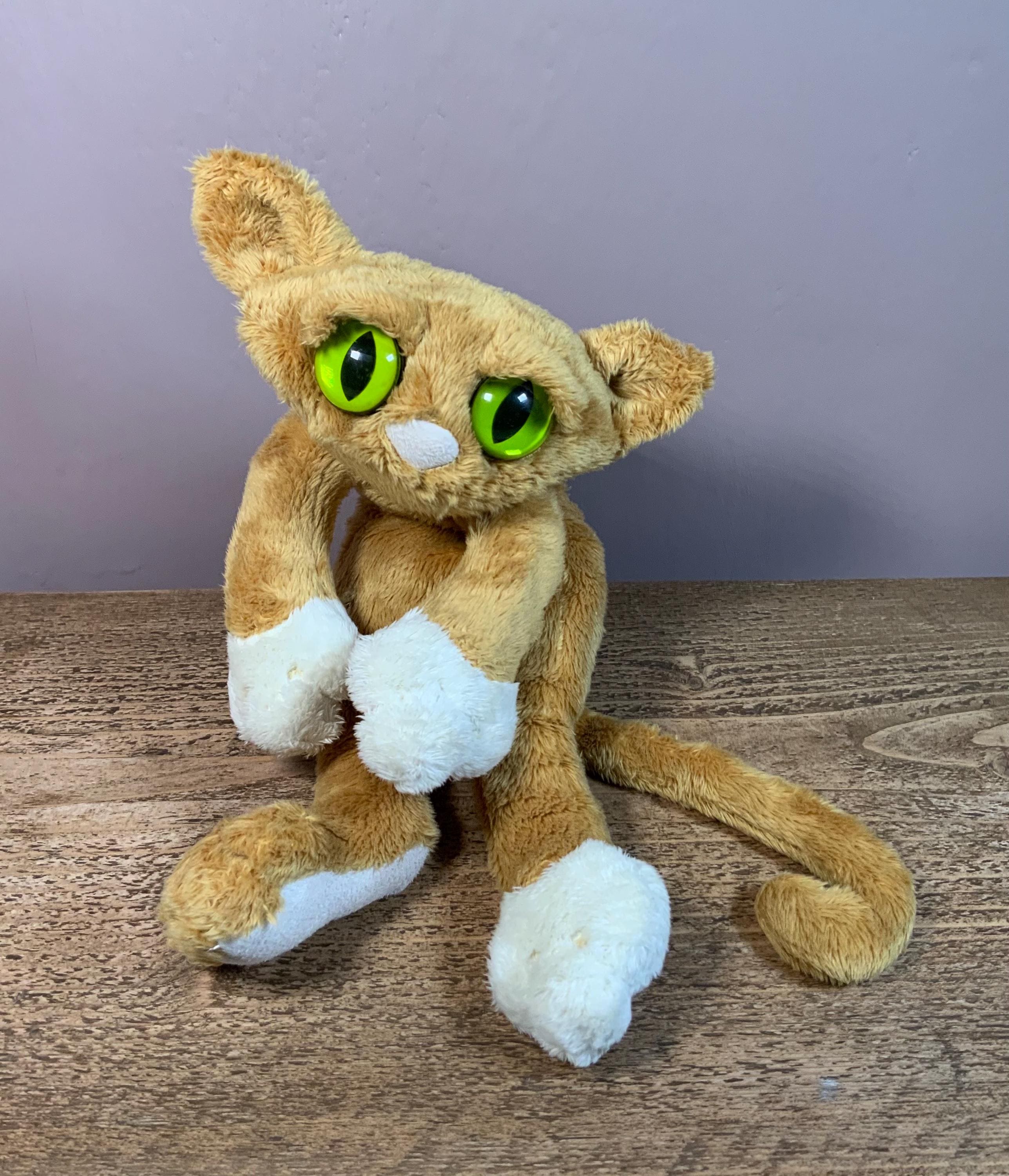 Manhattan Toy Company Retired Lanky Cat GOLDIE Golden Ginger/white