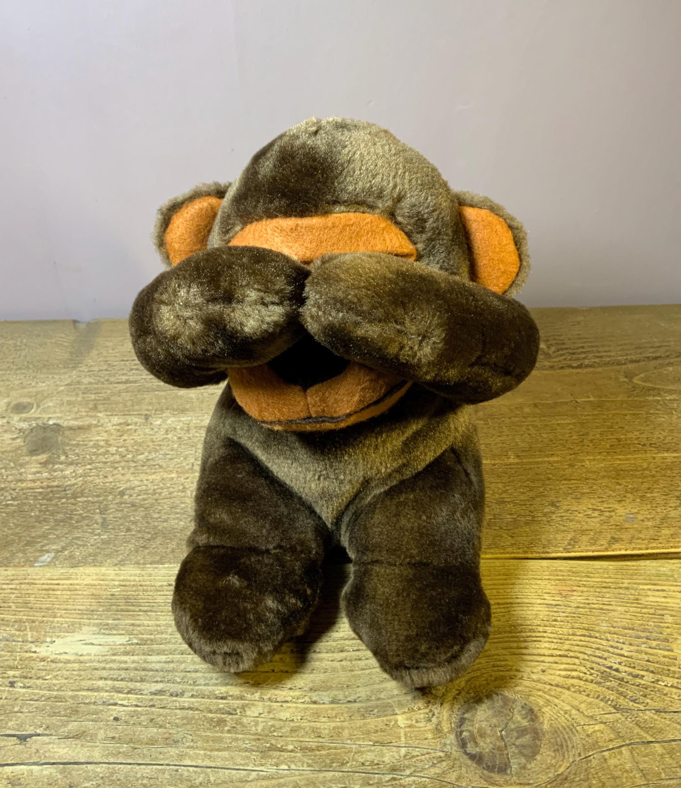 FURRYTAILS ヴィンテージ 1980年代/90年代 ゴリラ ぬいぐるみ 8インチ