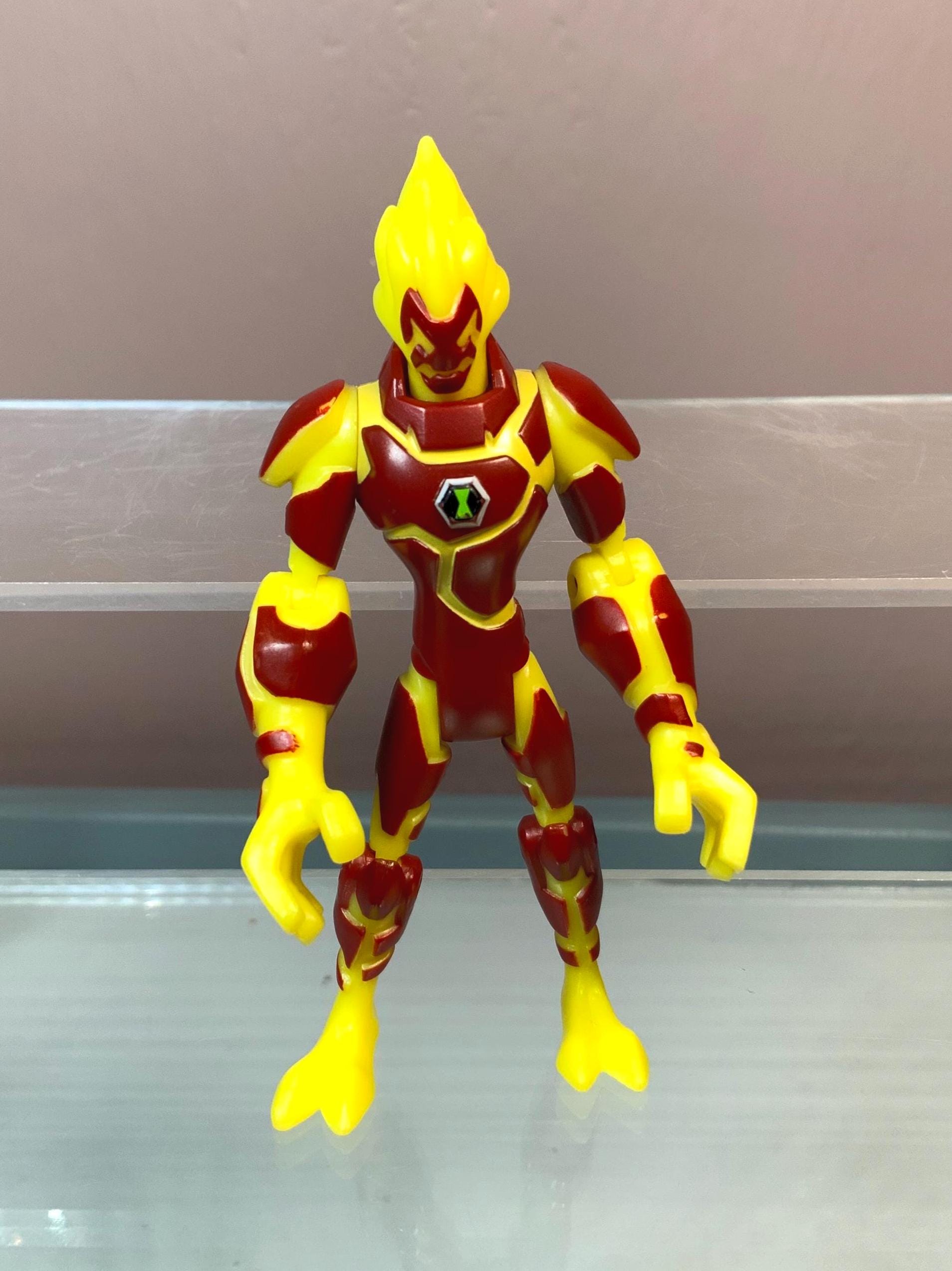 ベン10 ハイブリード フィギュア Ben 10 DNA Alien Heroes Heatblast 6'' Figure Bandai 2006