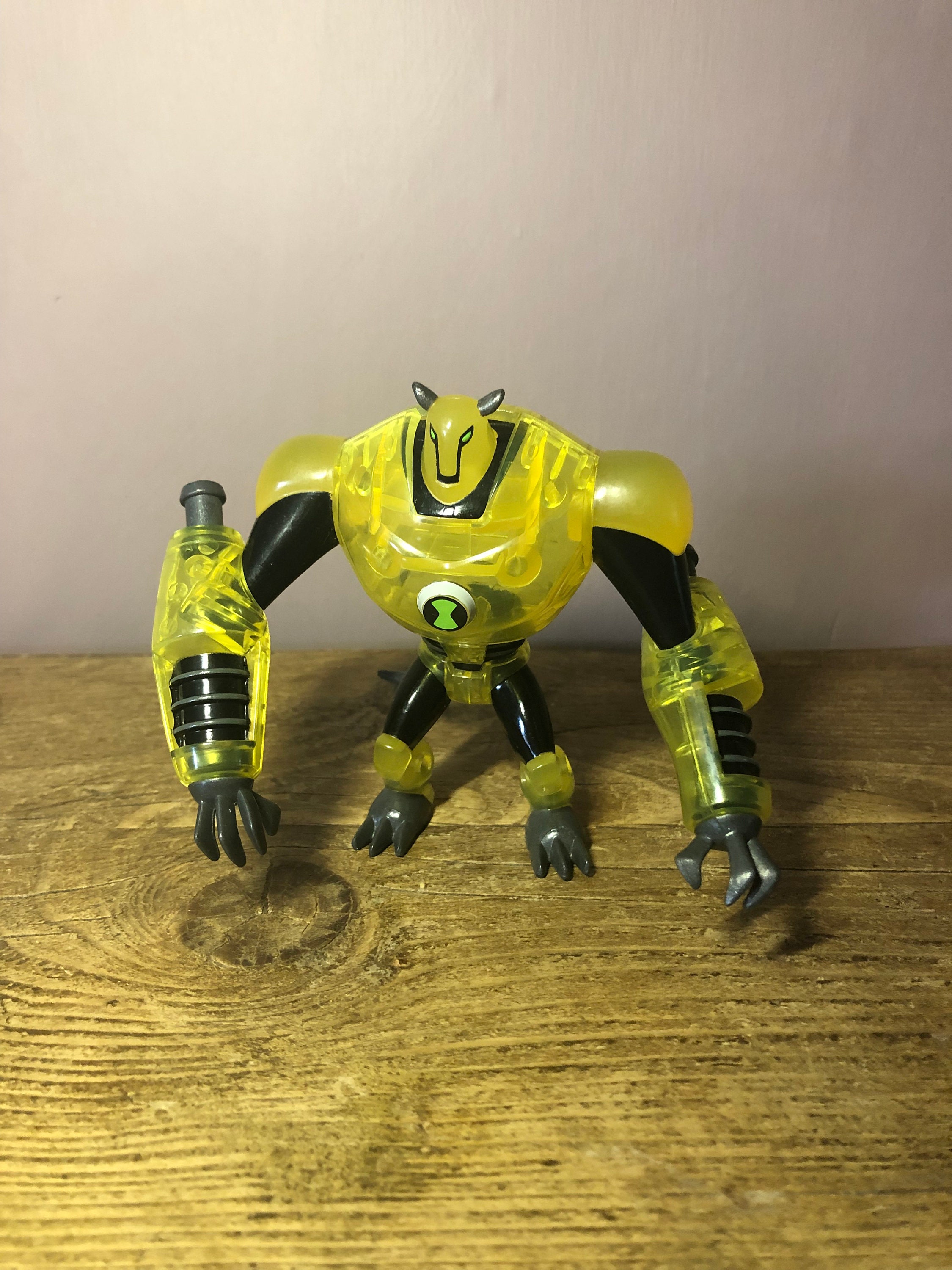 BEN 10 Ultimate Alien Action Figure Armodrillo Ultimized Rare Clear Translucent 4 Bandai Cartoon Network Roleplay Display Etsy