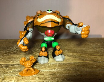 激レア　絶版　ben10 ベン10 gravattack フィギュア　アメリカ Ben 10 Hyper Alien Gravattack Rock 4