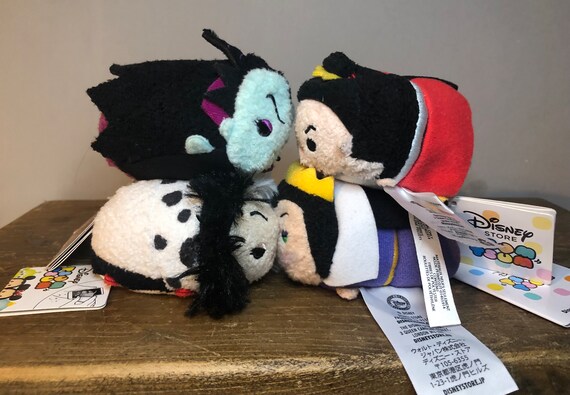 ディズニー ツムツム ぬいぐるみ ヴィランズ ソフトビーニー タグ付き