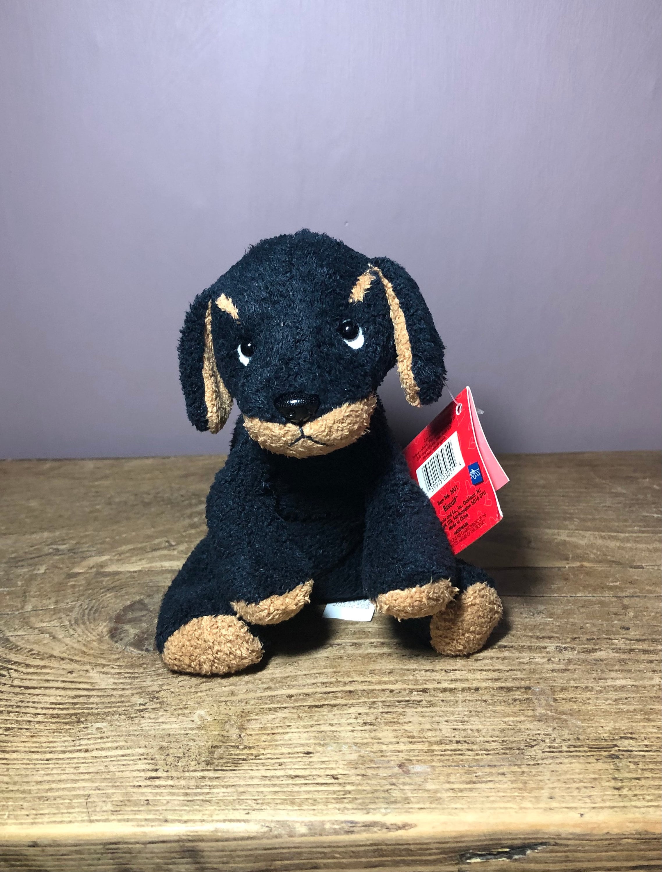 RUSS Berrie Biscuit Luv Pet Black/tan Puppy Gsd/rottweiler