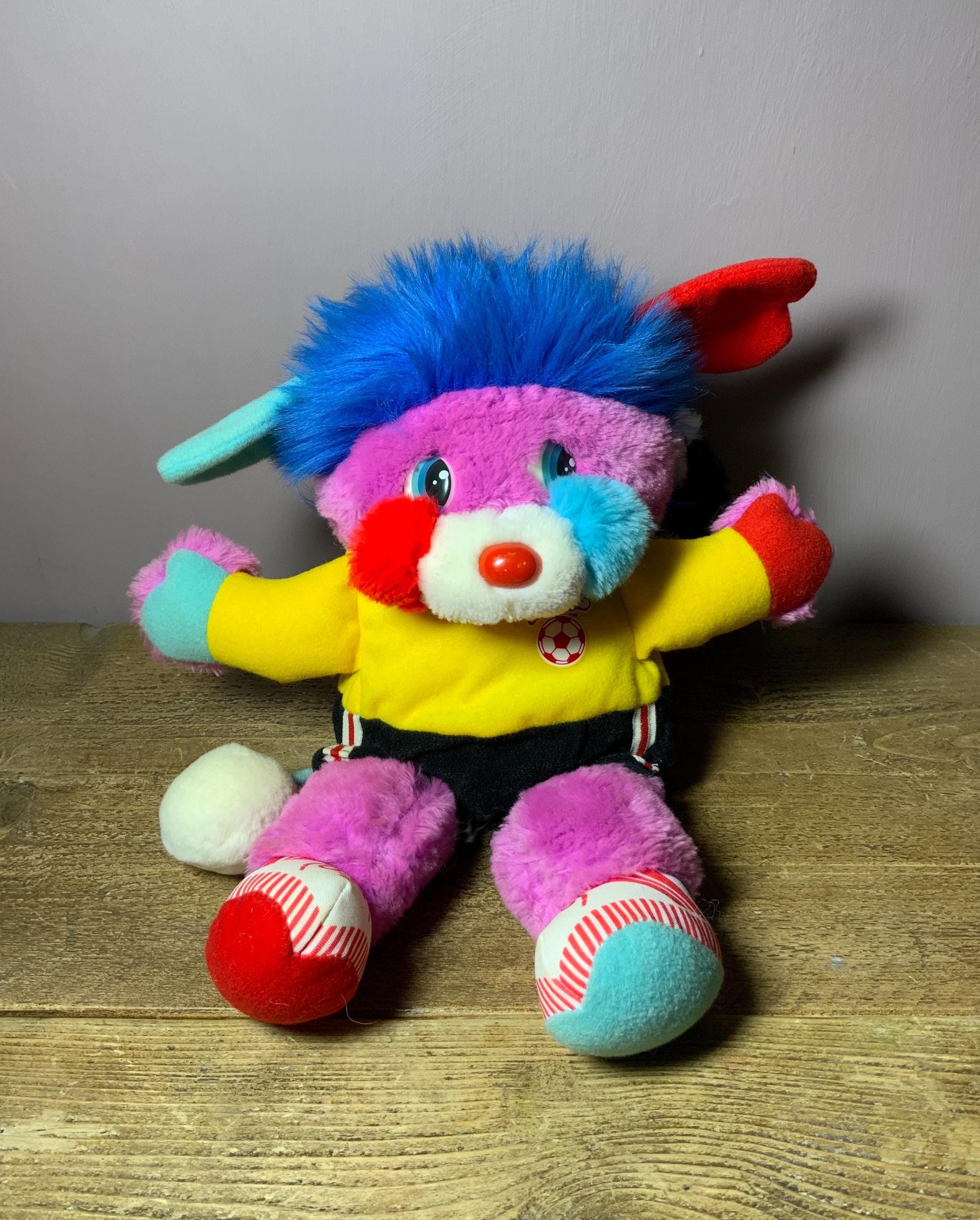 Vintage 1986 Mattel Popples Plush: Sports Football Folding Ball